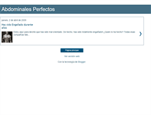 Tablet Screenshot of abdominalesperfectos.blogspot.com