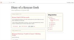Desktop Screenshot of kenyangeekboy.blogspot.com