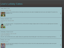 Tablet Screenshot of lisaslullabyecakes.blogspot.com