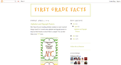 Desktop Screenshot of firstgradefacts.blogspot.com