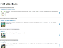 Tablet Screenshot of firstgradefacts.blogspot.com