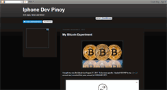 Desktop Screenshot of iphonedevpinoy.blogspot.com