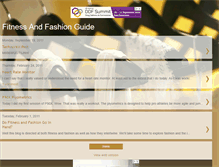 Tablet Screenshot of fitnessandfashionguide.blogspot.com
