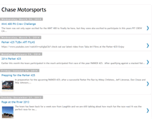 Tablet Screenshot of chasemotorsports.blogspot.com