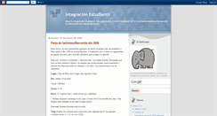 Desktop Screenshot of integracion-estudiantil.blogspot.com