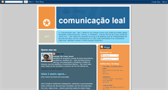 Desktop Screenshot of comunicacaoleal.blogspot.com