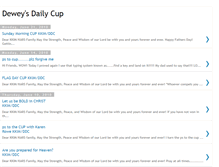 Tablet Screenshot of deweysdailycup.blogspot.com