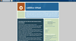 Desktop Screenshot of catolico-virtual.blogspot.com