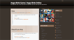 Desktop Screenshot of angrybirdsriogame.blogspot.com