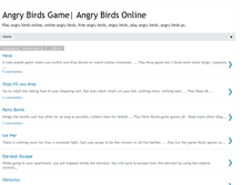 Tablet Screenshot of angrybirdsriogame.blogspot.com