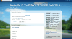 Desktop Screenshot of gaeilge19w.blogspot.com