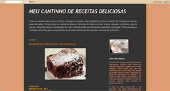 Desktop Screenshot of meucantinhodereceitasdeliciosas.blogspot.com