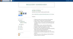 Desktop Screenshot of healthygoddesses.blogspot.com