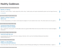 Tablet Screenshot of healthygoddesses.blogspot.com