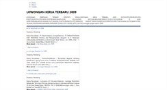 Desktop Screenshot of lowongan-kerja0.blogspot.com