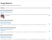 Tablet Screenshot of evenwichtigleven.blogspot.com