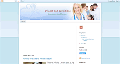 Desktop Screenshot of diseaseandconditions.blogspot.com