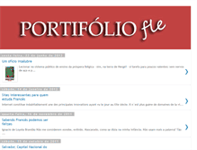 Tablet Screenshot of portifoliofle.blogspot.com