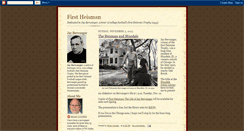 Desktop Screenshot of firstheisman.blogspot.com