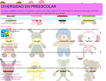 Tablet Screenshot of diversidadenpreescolar.blogspot.com