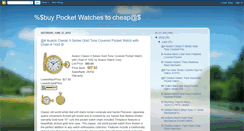 Desktop Screenshot of buypocketwatchestocheap.blogspot.com