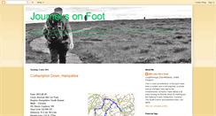 Desktop Screenshot of journeysonfoot.blogspot.com