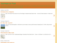 Tablet Screenshot of journeysonfoot.blogspot.com