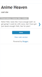 Mobile Screenshot of animeheaven.blogspot.com