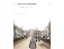 Tablet Screenshot of lizainlondon.blogspot.com