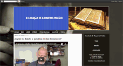 Desktop Screenshot of blogueiroscristaos.blogspot.com