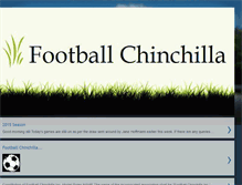 Tablet Screenshot of footballchinchilla.blogspot.com