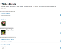 Tablet Screenshot of latelier-dagnes.blogspot.com