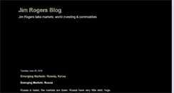 Desktop Screenshot of jimrogers-investments.blogspot.com