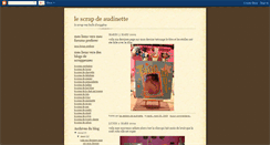 Desktop Screenshot of le-scrap-de-audinette.blogspot.com