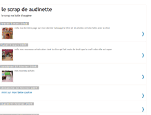 Tablet Screenshot of le-scrap-de-audinette.blogspot.com