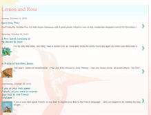 Tablet Screenshot of lemonandrose.blogspot.com