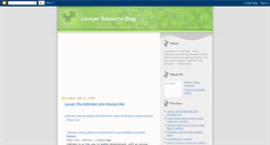 Desktop Screenshot of lawyer-resource.blogspot.com
