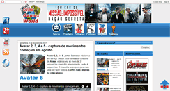 Desktop Screenshot of cinegamesworld.blogspot.com