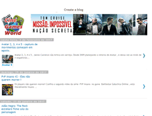 Tablet Screenshot of cinegamesworld.blogspot.com