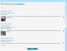 Tablet Screenshot of nyforumforfreedom.blogspot.com