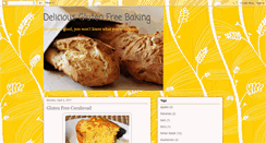 Desktop Screenshot of deliciousglutenfreebaking.blogspot.com