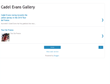 Tablet Screenshot of cadelevansgallery.blogspot.com