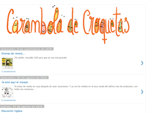 Tablet Screenshot of caramboladecroquetas.blogspot.com