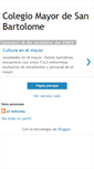 Mobile Screenshot of colegiomayordesanbartolome.blogspot.com