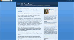 Desktop Screenshot of daftfadertrader.blogspot.com