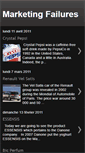 Mobile Screenshot of marketing-failure.blogspot.com