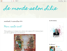 Tablet Screenshot of lemondeselonlilie.blogspot.com