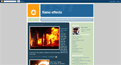 Desktop Screenshot of flame-effects.blogspot.com