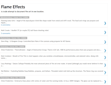Tablet Screenshot of flame-effects.blogspot.com