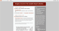 Desktop Screenshot of douglasjmccarron.blogspot.com